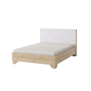 Кровать Зара Комфорт 140х200 дуб сонома/белый