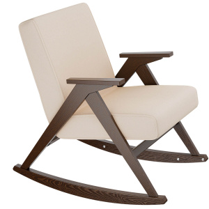 Кресло-качалка Вест орех антик шпон/Maxx 100