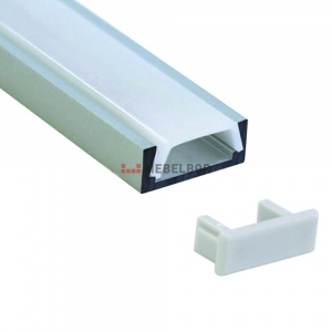 Профиль накладной алюминиевый для светодиодной ленты 3528/5050