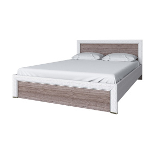 Кровать 120 OLIVIA Вудлайн крем/дуб анкона