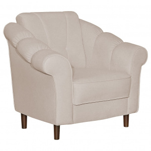 Кресло отдыха Ника Новое CATANIA LATTE/Орех