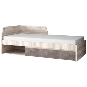 Кровать 90 JAZZ Каштан найроби/Оникс