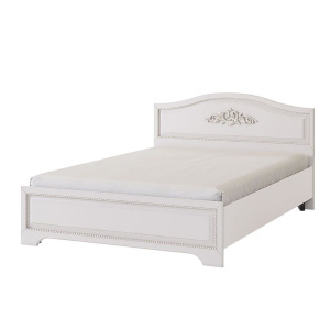 Кровать Белла 140х200 белый/джелато софт