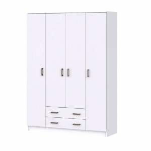 Шкаф Квадро без зеркала Белый гладкий