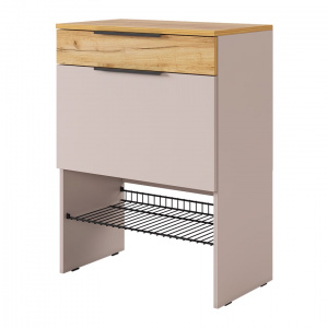 Обувница Баско кашемир/дуб крафт золотой