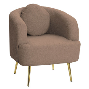 Кресло отдыха Богема BARNI COCOA/Золото
