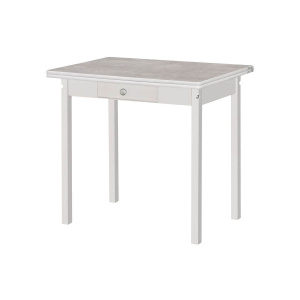 Стол обеденный раскладной ПН Снег/Бетао матовый