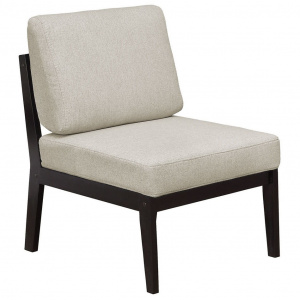 Кресло массив мягкое UNO CREAM/Венге