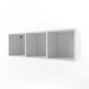 Полка 3 куба НьюТон Грэй Белый Лофт