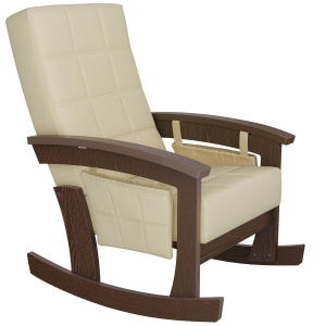 Кресло-качалка Nordic орех антик шпон/Eva 2