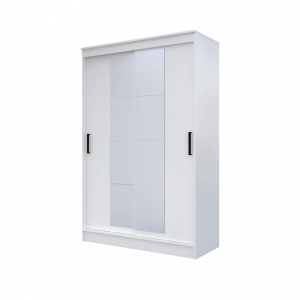 Шкаф-купе ЭЛЕГАНТ 7 Белый гладкий