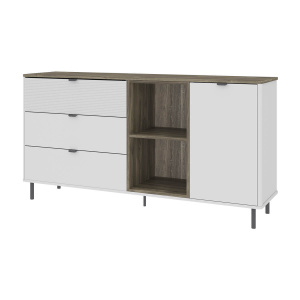 Комод SIMPLE 1D3S2N Белый/Монте/Джелато