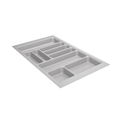 Лоток для столовых приборов OrgaTray 440 для InnoTech Atira/ArciTech, Гл441-520xШ701-800, пластик, серебристый, Art.9194939, Hettich