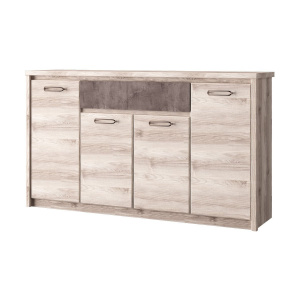 Комод 4D1S JAZZ Каштан найроби/Оникс