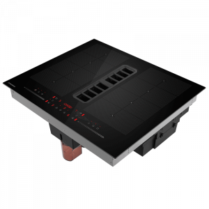 Встраиваемая индукционная панель с интегрированной вытяжкой MAUNFELD MIHC604SF2BK