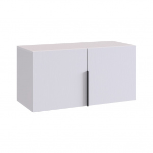 Антресоль двухдверная L800 Баско белое дерево