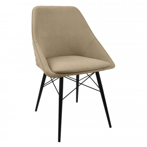 Стул Монти ST Люкс черный муар/Катания Латте