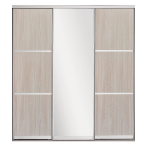 Шкаф-купе 3-х дверный 2020х590 ВАРИАНТ 4 Ясень шимо светлый