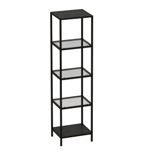 Стеллаж Нора 460 со стеклянными полками