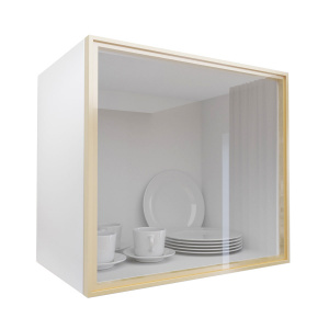 Фасад со стеклом из алюминиевого профиля 500х450