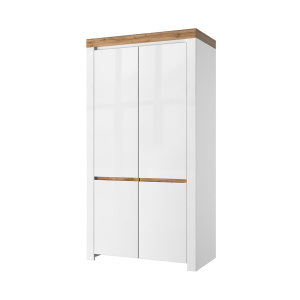 Шкаф TAURUS 2DG Белый/Дуб вотан