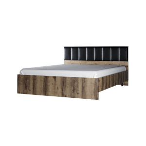 Кровать JAGGER 160М Дуб монастырский/Черный