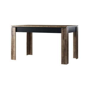 Стол обеденный раздвижной JAGGER Дуб монастырский/Черный