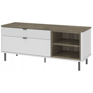 Тумба RTV SIMPLE 2S2N Белый/Монте/Джелато