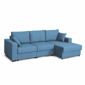 Диван Неаполь 2 Правый Аура голубой