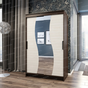 Шкаф-купе ЭЛЕГАНТ 6 Венге-Лоредо