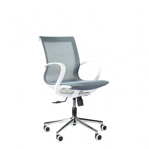 Кресло М-805 YOTA WHITE PL TC-12 (ГОЛУБОЙ)