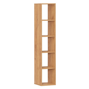 Стеллаж 5 ячеек Дуб Крафт золотой