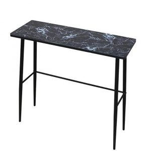 Стол-консоль кухонный М111 со стеклянной столешницей