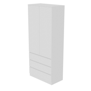 Шкаф Мори МШ 900.2 3 ящика Белый