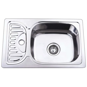 Мойка врезная 660х420 (толщина 0,8, глубина 180)