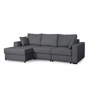 Диван Неаполь 2 Левый Альба темно-серый