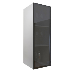 Фасад со стеклом из алюминиевого профиля 300х720