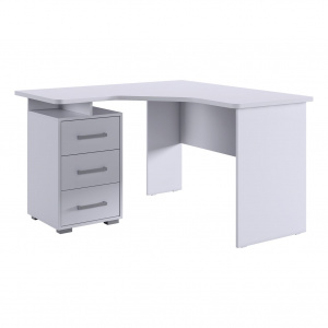 Стол компьютерный Лайт-2 1200 угловой белый