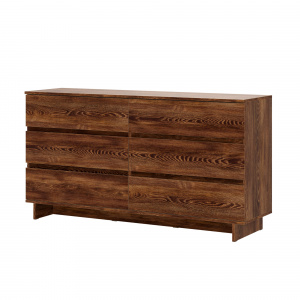 Комод НК DIEGO 6 ящиков Каштан