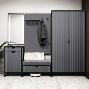 Прихожая Нора Металл Бруклин/Графит