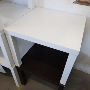 Кофейный столик 550x550 Белый