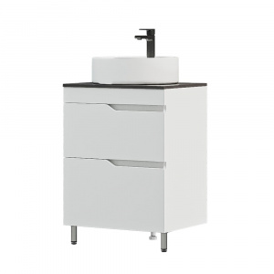 Тумба Теона со столешницей и накладным умывальником