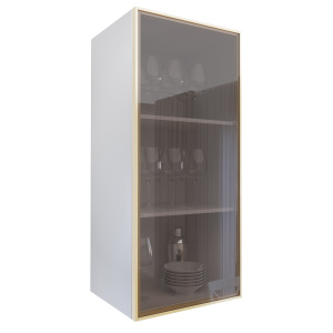 Фасад со стеклом из алюминиевого профиля 300х920