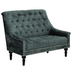 Диван ПРАДО PLUSH DUSTY GREEN/Венге