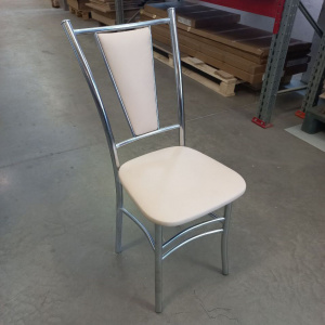 Стул Марсель хром/Бежевый