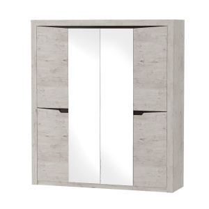 Шкаф четырехдверный Соренто Дуб бонифаций