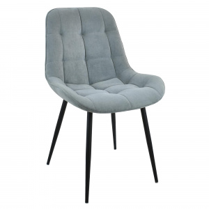 Стул Флоренция Эрго черный муар/Катания Силвер