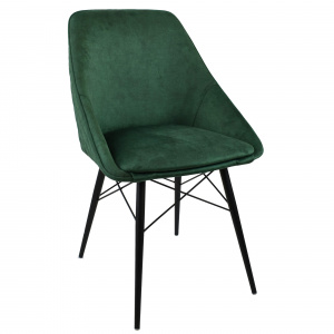 Стул Монти ST Люкс черный муар/Noel Emerald