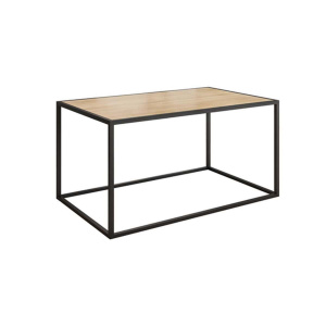 Стол журнальный Стиль 1 черный муар/дуб сонома