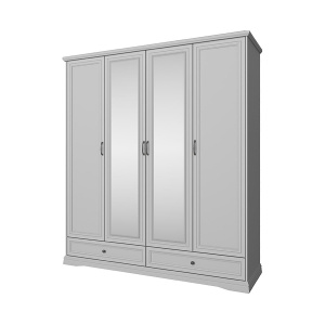 Шкаф VALENCIA 4DG2S Z Серый